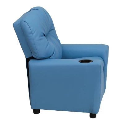 Flash Furniture Contemporary Kids Recliner With Cup Holder 11 Flash Furniture Contemporary Kids Recliner With Cup Holder - Image 11