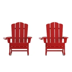 Flash Furniture Newport HDPE Adirondack Chair With Cup Holder And Pull Out Ottoman, All-Weather HDPE Indoor/Outdoor Chair 23 Flash Furniture Newport HDPE Adirondack Chair With Cup Holder And Pull Out Ottoman, All-Weather HDPE Indoor/Outdoor Chair -Furniture GUEST 77aab743 36d3 4b4f 9fba f0dd7dda640e