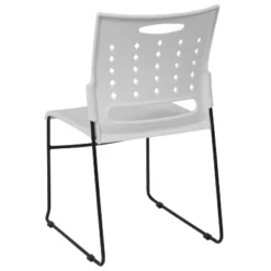 Flash Furniture HERCULES Series 881 Lb. Capacity White Sled Base Stack Chair With Air-Vent Back 14 Flash Furniture HERCULES Series 881 Lb. Capacity White Sled Base Stack Chair With Air-Vent Back -Furniture GUEST 78d4e6a2 2cb1 4da1 a735 f52a80e9c572