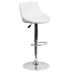 Flash Furniture Contemporary Vinyl Bucket Seat Adjustable Height Barstool With Diamond Pattern Back And Chrome Base -Furniture GUEST 791446bd b699 4a21 8b10 37cb9823dcfe