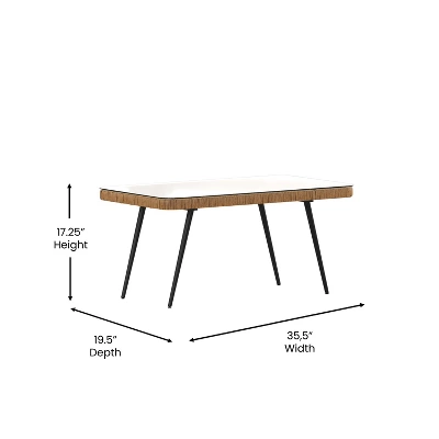 Flash Furniture Evin Boho 4 Piece Indoor/Outdoor Rope Rattan Patio Conversation Set With Tempered Glass Top Coffee Table And Cushions 10 Flash Furniture Evin Boho 4 Piece Indoor/Outdoor Rope Rattan Patio Conversation Set With Tempered Glass Top Coffee Table And Cushions - Image 10