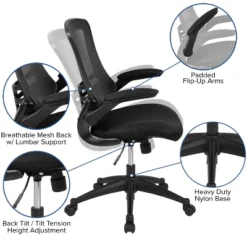 Flash Furniture 48"W X 24"D Electric Height Adjustable Standing Desk With Mesh Swivel Ergonomic Task Office Chair 12 Flash Furniture 48"W X 24"D Electric Height Adjustable Standing Desk With Mesh Swivel Ergonomic Task Office Chair -Furniture GUEST 7b4d4da4 b838 465d 8186 556748b2e5d8