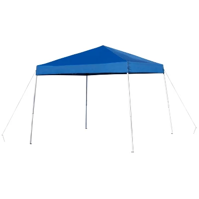 Flash Furniture 8'x8' Pop Up Event Canopy Tent With Carry Bag And Folding Bench Set - Portable Tailgate, Camping, Event Set 7 Flash Furniture 8'x8' Pop Up Event Canopy Tent With Carry Bag And Folding Bench Set - Portable Tailgate, Camping, Event Set - Image 7