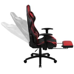 Flash Furniture X30 Gaming Chair Racing Office Ergonomic Computer Chair With Fully Reclining Back And Slide-Out Footrest In Red LeatherSoft 20 Flash Furniture X30 Gaming Chair Racing Office Ergonomic Computer Chair With Fully Reclining Back And Slide-Out Footrest In Red LeatherSoft -Furniture GUEST 7bc679d9 4e89 4c7b 9129 bbc1358a47a4