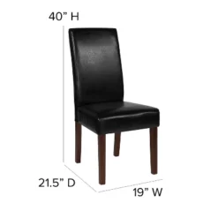 Flash Furniture Greenwich Series Upholstered Panel Back Mid-Century Parsons Dining Chairs -Furniture GUEST 7bdce0e5 0ee9 4178 8b22 fb69b374d91a