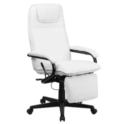 Flash Furniture High Back LeatherSoft Executive Reclining Ergonomic Swivel Office Chair With Arms -Furniture GUEST 7c0b598e bdd3 49fa 8fe8 e47d786a58db