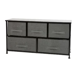 Flash Furniture 5 Drawer Wood Top Cast Iron Frame Storage Dresser With Easy Pull Fabric Drawers 20 Flash Furniture 5 Drawer Wood Top Cast Iron Frame Storage Dresser With Easy Pull Fabric Drawers -Furniture GUEST 7cad3efd 8586 46b5 bb1c 15c3cc400166