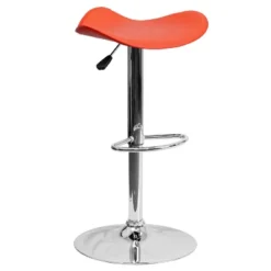 Flash Furniture Contemporary Vinyl Adjustable Height Barstool With Wavy Seat And Chrome Base -Furniture GUEST 7d0328c1 42eb 4aab a48c ae59d354c1b0
