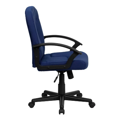 Executive Swivel Office Chair Navy - Flash Furniture 1 Executive Swivel Office Chair Navy - Flash Furniture