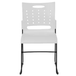 Flash Furniture HERCULES Series 881 Lb. Capacity White Sled Base Stack Chair With Air-Vent Back 16 Flash Furniture HERCULES Series 881 Lb. Capacity White Sled Base Stack Chair With Air-Vent Back -Furniture GUEST 7dea9d2f cf77 4ec3 8e26 b746ea1660b0