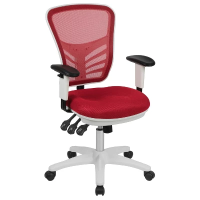 Flash Furniture Mid-Back Mesh Multifunction Executive Swivel Ergonomic Office Chair With Adjustable Arms 19 Flash Furniture Mid-Back Mesh Multifunction Executive Swivel Ergonomic Office Chair With Adjustable Arms - Image 19