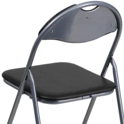 Flash Furniture 4 Pack HERCULES Series Black Vinyl Metal Folding Chair With Carrying Handle 16 Flash Furniture 4 Pack HERCULES Series Black Vinyl Metal Folding Chair With Carrying Handle -Furniture GUEST 7f64e39e 3fd3 4823 a8e4 0531fa048e89