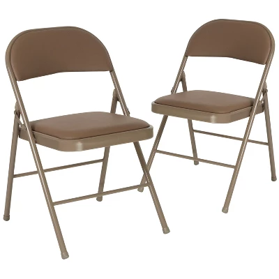 Flash Furniture 2 Pack HERCULES Series Double Braced Vinyl Folding Chair 12 Flash Furniture 2 Pack HERCULES Series Double Braced Vinyl Folding Chair - Image 12