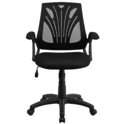 Flash Furniture Mid-Back Designer Black Mesh Swivel Task Office Chair With Open Arms 16 Flash Furniture Mid-Back Designer Black Mesh Swivel Task Office Chair With Open Arms -Furniture GUEST 8150798e c3e3 414b 9d7b 5abc5826c7b5