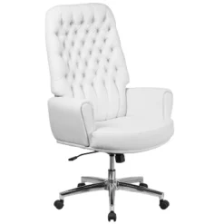 Flash Furniture High Back Traditional Tufted LeatherSoft Executive Swivel Office Chair With Silver Welt Arms 19 Flash Furniture High Back Traditional Tufted LeatherSoft Executive Swivel Office Chair With Silver Welt Arms -Furniture GUEST 8179b5fb ce41 43eb be33 47f3f48ad989