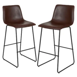 Flash Furniture 30 Inch Commercial Grade LeatherSoft Bar Height Barstools, Set Of 2 27 Flash Furniture 30 Inch Commercial Grade LeatherSoft Bar Height Barstools, Set Of 2 -Furniture GUEST 81e54c58 3a7e 4c37 aa2f d2105321356f