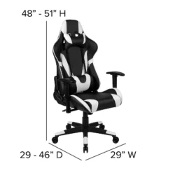 Flash Furniture Gaming Desk And Reclining Gaming Chair Set With Cup Holder, Headphone Hook, And Monitor/Smartphone Stand -Furniture GUEST 827f2657 a84d 4c3d 9a4e 0a261a4e82a5