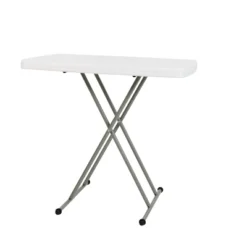 Flash Furniture Indoor/Outdoor Plastic Folding Table, Adjustable Height Commercial Grade Side Table, Laptop Table, TV Tray 25 Flash Furniture Indoor/Outdoor Plastic Folding Table, Adjustable Height Commercial Grade Side Table, Laptop Table, TV Tray -Furniture GUEST 82a94113 92f3 4c92 8a0e 38f24f797934