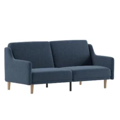 Flash Furniture Delphine Premium Convertible Split Back Sofa Futon With Curved Armrests And Solid Wood Legs 22 Flash Furniture Delphine Premium Convertible Split Back Sofa Futon With Curved Armrests And Solid Wood Legs -Furniture GUEST 8316e5a8 8592 477b 9a3c 2dd324eef532