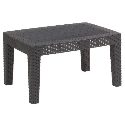 Flash Furniture Rattan Coffee Table 10 Flash Furniture Rattan Coffee Table - Image 10