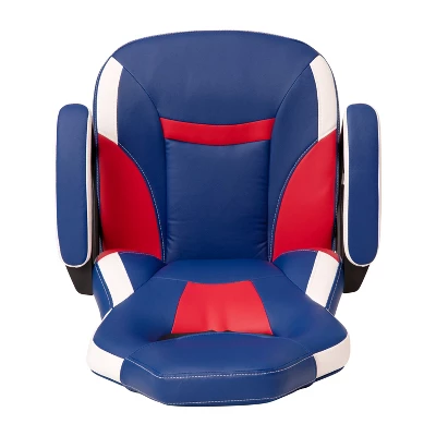 Flash Furniture Ergonomic PC Office Computer Chair - Adjustable Red & Blue Designer Gaming Chair - 360° Swivel - Red Dual Wheel Casters 13 Flash Furniture Ergonomic PC Office Computer Chair - Adjustable Red & Blue Designer Gaming Chair - 360° Swivel - Red Dual Wheel Casters - Image 13