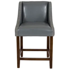 Flash Furniture Carmel Series 24" High Transitional Wood Counter Height Stool With Accent Nail Trim 20 Flash Furniture Carmel Series 24" High Transitional Wood Counter Height Stool With Accent Nail Trim -Furniture GUEST 84022ffb bf35 4ee4 b97a 0b5a9bb6bc2d