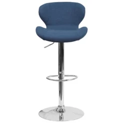 Flash Furniture Contemporary Adjustable Height Barstool With Curved Back And Chrome Base -Furniture GUEST 8436a35d 33b3 4bf1 93c4 cd4138d5d945