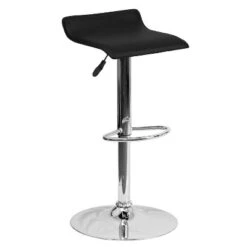 Flash Furniture Contemporary Vinyl Adjustable Height Barstool With Solid Wave Seat And Chrome Base 27 Flash Furniture Contemporary Vinyl Adjustable Height Barstool With Solid Wave Seat And Chrome Base -Furniture GUEST 858f820f 65ef 462e b13e 6adcdd0d2294
