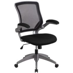 Flash Furniture Mid-Back Mesh Swivel Ergonomic Task Office Chair With Gray Frame And Flip-Up Arms -Furniture GUEST 863ea684 5991 49e1 9f67 55758fdf0390
