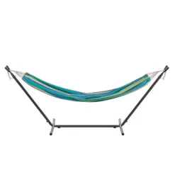 Flash Furniture Lola 2 Person Hammock With Stand And Premium Carry Bag, Cotton Hammock With Space Saving Steel Stand, 450 LBS. Static Weight Capacity 18 Flash Furniture Lola 2 Person Hammock With Stand And Premium Carry Bag, Cotton Hammock With Space Saving Steel Stand, 450 LBS. Static Weight Capacity -Furniture GUEST 86659440 6bcb 4ed7 84c1 48dac08811e2