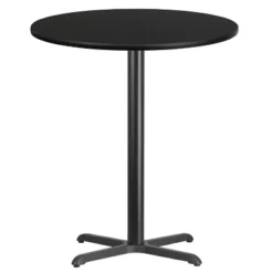 Flash Furniture 36'' Round Laminate Table Top With 30'' X 30'' Bar Height Table Base -Furniture GUEST 86a502a4 b5f0 4d84 b4c1 454b18bb16e2