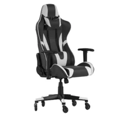 Flash Furniture X20 Gaming Chair Racing Office Computer PC Adjustable Chair With Reclining Back And Transparent Roller Wheels -Furniture GUEST 8711acfb 1b4d 494a a8df 663cd80af159