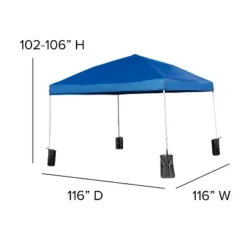 Flash Furniture 10'x10' Pop Up Event Canopy Tent With Wheeled Case And Folding Bench Set - Portable Tailgate, Camping, Event Set 13 Flash Furniture 10'x10' Pop Up Event Canopy Tent With Wheeled Case And Folding Bench Set - Portable Tailgate, Camping, Event Set -Furniture GUEST 875f7d06 aec9 4dcb b998 2ed8986e85bd