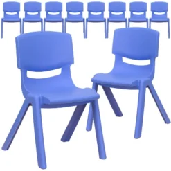 Flash Furniture 10 Pack Plastic Stackable School Chair With 12" Seat Height -Furniture GUEST 880ecb91 5afa 4826 87c9 2537bd5ba648