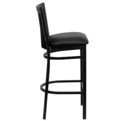 Flash Furniture Black School House Back Metal Restaurant Barstool -Furniture GUEST 889567ea 5c01 4e70 8872 edda76a8f80f