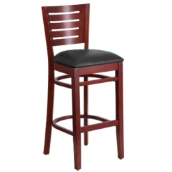 Flash Furniture Slat Back Wooden Restaurant Barstool -Furniture GUEST 889cd7de 2084 49da a777 5962bcdce742