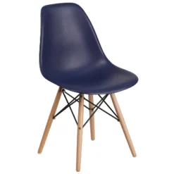 Flash Furniture Elon Series Plastic Chair With Wooden Legs -Furniture GUEST 88bc8ee5 936f 46d9 9271 58248565c880