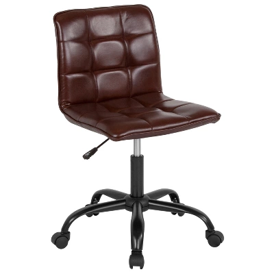 Flash Furniture Sorrento Home And Office Armless Task Office Chair With Tufted Back/Seat 16 Flash Furniture Sorrento Home And Office Armless Task Office Chair With Tufted Back/Seat - Image 16
