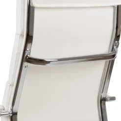 Flash Furniture Hansel High Back White LeatherSoft Contemporary Panel Executive Swivel Office Chair -Furniture GUEST 891bbaab 2f93 48b1 a8b4 d0810e382675