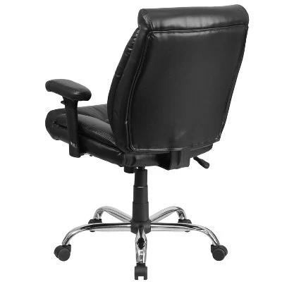 Flash Furniture HERCULES Series Big & Tall 400 Lb. Rated Swivel Ergonomic Task Office Chair With Deep Tufted Seating And Adjustable Arms 6 Flash Furniture HERCULES Series Big & Tall 400 Lb. Rated Swivel Ergonomic Task Office Chair With Deep Tufted Seating And Adjustable Arms - Image 6