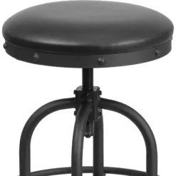 Flash Furniture 24'' Counter Height Stool With Swivel Lift Black LeatherSoft Seat -Furniture GUEST 8b626302 5d33 4e0b b917 49927751416e