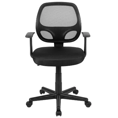 Flash Furniture Flash Fundamentals Mid-Back Mesh Swivel Ergonomic Task Office Chair With Arms 2 Flash Furniture Flash Fundamentals Mid-Back Mesh Swivel Ergonomic Task Office Chair With Arms - Image 2