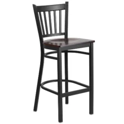 Flash Furniture Black Vertical Back Metal Restaurant Barstool -Furniture GUEST 8dbc5766 aed1 4691 aad0 b0e9c5b74146