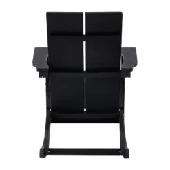 Flash Furniture Finn Modern Commercial Grade All-Weather 2-Slat Poly Resin Rocking Adirondack Chair With Rust Resistant Stainless Steel Hardware - Set Of 2 -Furniture GUEST 8e27a5f6 0d34 4a1f a8d9 0213e1c8b8ee