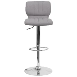 Flash Furniture Contemporary Vinyl Adjustable Height Barstool With Vertical Stitch Back And Chrome Base 24 Flash Furniture Contemporary Vinyl Adjustable Height Barstool With Vertical Stitch Back And Chrome Base -Furniture GUEST 8e5c9127 15fb 4d26 9ea7 15a2ae79d890