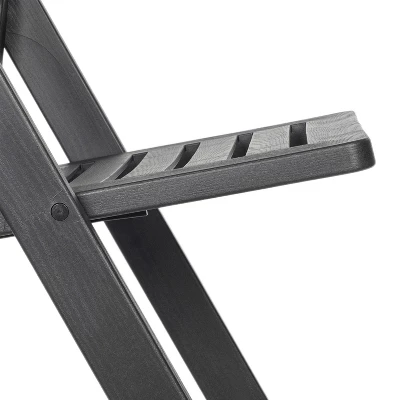 Flash Furniture 4 Pack HERCULES Series 800 Lb. Capacity Resin Folding Chair With Slatted Seat 6 Flash Furniture 4 Pack HERCULES Series 800 Lb. Capacity Resin Folding Chair With Slatted Seat - Image 6