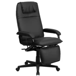 Flash Furniture High Back LeatherSoft Executive Reclining Ergonomic Swivel Office Chair With Arms -Furniture GUEST 911483cc 68c8 4cad 9b0b c00342437fb6