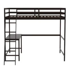 Flash Furniture Riley Loft Bed Frame With Desk, Wooden Bed Frame With Protective Guard Rails & Ladder For Kids And Teens 19 Flash Furniture Riley Loft Bed Frame With Desk, Wooden Bed Frame With Protective Guard Rails & Ladder For Kids And Teens -Furniture GUEST 9181c584 707c 4b5e 9b86 10d460f433e5