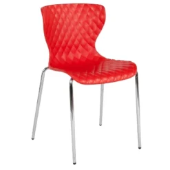 Flash Furniture Lowell Contemporary Design Plastic Stack Chair -Furniture GUEST 919aa7be e3d9 494b 8b04 6ef927538afe