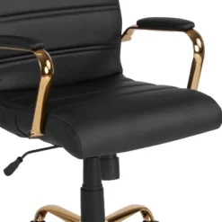 Flash Furniture Mid-Back Executive Swivel Office Chair With Metal Frame And Arms 22 Flash Furniture Mid-Back Executive Swivel Office Chair With Metal Frame And Arms -Furniture GUEST 920303b1 9d3a 4550 9524 eb8df37120e3